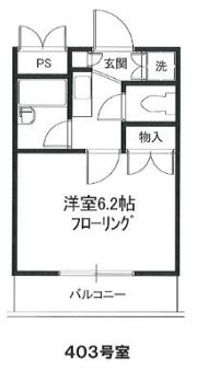 パストラルマンションMⅢの間取り画像