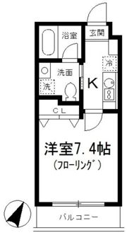 グランアセット月島の間取り画像