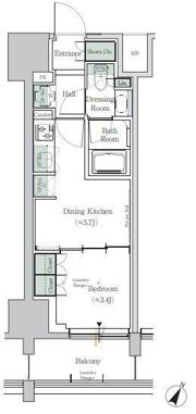 ONE ROOF RESIDENCE TAMACHIの間取り画像