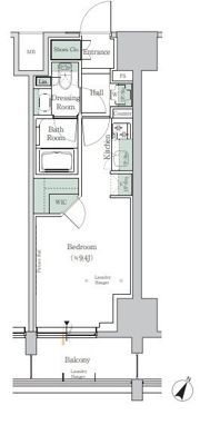 ONE ROOF RESIDENCE TAMACHIの間取り画像