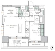 ONE ROOF RESIDENCE TAMACHIの間取り画像