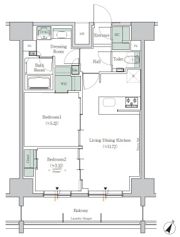 ONE ROOF RESIDENCE TAMACHIの間取り画像