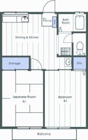 ネオポリスB棟の間取り画像