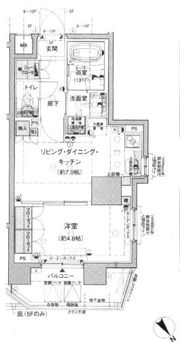 ラ・コスタ新宿余丁町の間取り画像