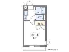 レオパレス上平間ACTの間取り画像