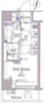 ヴォーガコルテ横濱吉野町の間取り画像