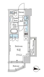 パークアクシス木場キャナル ウエストの間取り画像