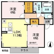 ディア・ドリーム Bの間取り画像