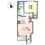 ルミナスピュア神戸の間取り画像