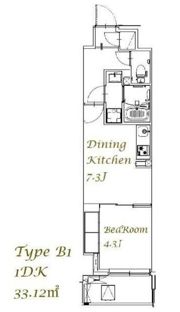 スプランディッド西日暮里の間取り画像