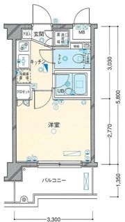 菱和パレス三軒茶屋の間取り画像