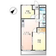 ファミリーパレスBの間取り画像