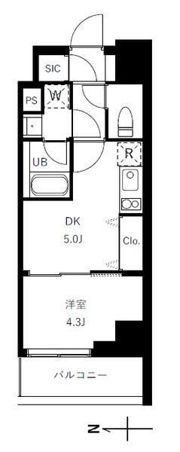 グランジット蔵前の間取り画像