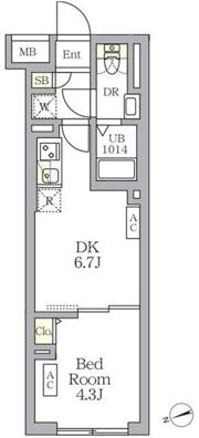 SOLASIA residence荻窪の間取り画像