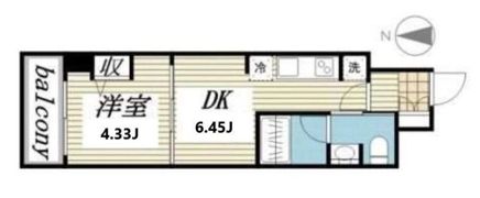 CREAL門前仲町Ⅱの間取り画像