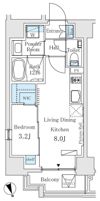 イプセ御成門の間取り画像