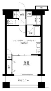 デュオ・スカーラ東陽町の間取り画像