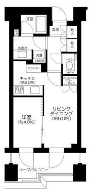 ブランズ六本木の間取り画像