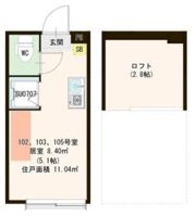 ハーモニーテラス経堂の間取り画像