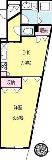 ラビュール三軒茶屋の間取り画像
