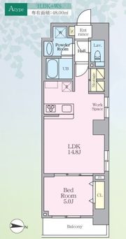ロレーヌ東陽の間取り画像