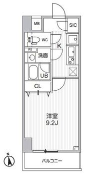 HF曳舟レジデンスの間取り画像