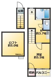 グリーンライズ神楽坂の間取り画像