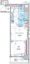 GENOVIA東神田greenveilの間取り画像