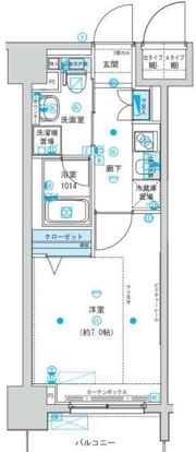 メインステージ森下の間取り画像