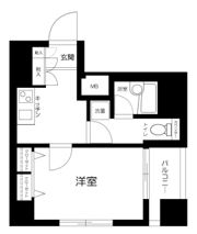 レアシス秋葉原の間取り画像