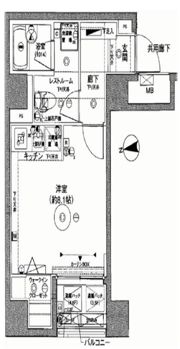 レアシス秋葉原の間取り画像