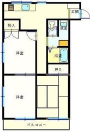 東松山マンションの間取り画像
