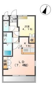 グランディール高坂の間取り画像