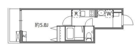 ラグゼフラット東六郷の間取り画像