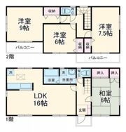 鴻巣戸建ての間取り画像
