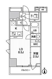 テラス森下の間取り画像