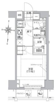 ハーモニーレジデンス両国ウォーターフロントの間取り画像