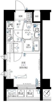 フェルクルール横浜新子安プレセダンヒルズの間取り画像