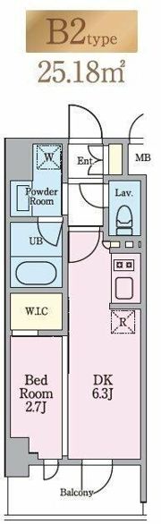 リビオメゾン木場の間取り画像