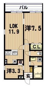 fare KAMEIDOの間取り画像