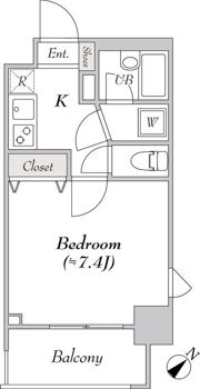 ミリアレジデンス白金台ヒルズの間取り画像