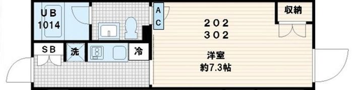 Fullea代々木の間取り画像