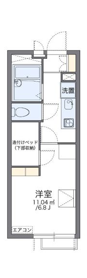 レオパレスN アルシオネの間取り画像