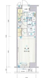 メインステージ浅草橋駅前の間取り画像