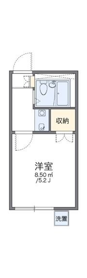 レオパレス白山第4の間取り画像