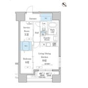 デュオフラッツ池尻大橋の間取り画像