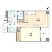 ルクレ日本橋蛎殻町の間取り画像