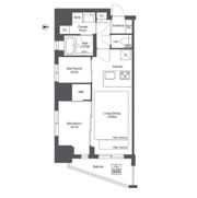 コンフォリア新御徒町の間取り画像