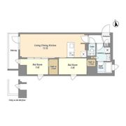 AIFLAT品川戸越パークサイドの間取り画像