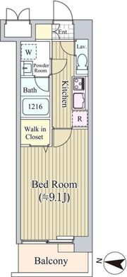 ALIVIO西麻布の間取り画像